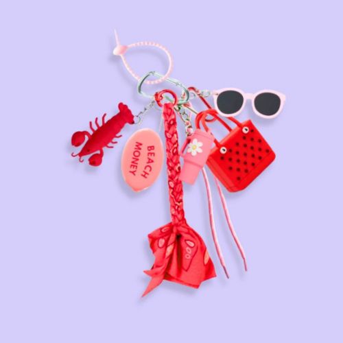 Shouïa Bijoux de sac Rouge