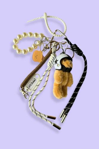 Shouïa Bijoux de sac Brun