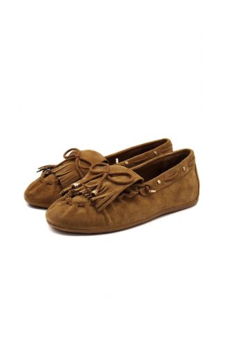 Boatshoes en cuir naturel STOCKTON | Marine
