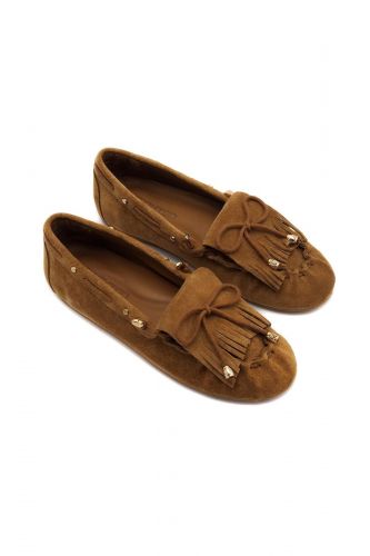 Boatshoes en cuir naturel STOCKTON | Marine