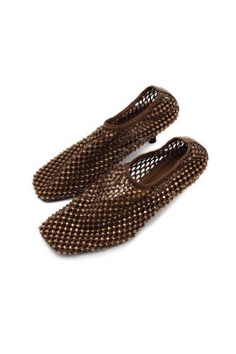 Ballerines filet à talon cacao STRATEGIA | Marine