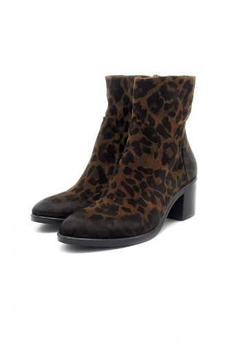 Boots léo en nubuk STRATEGIA | Marine