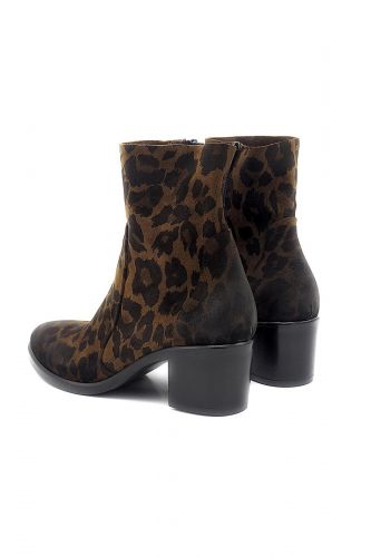 Boots léo en nubuk STRATEGIA | Marine