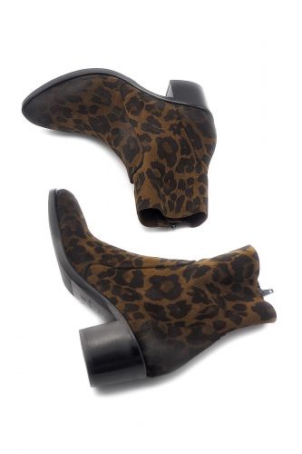 Boots léo en nubuk STRATEGIA | Marine