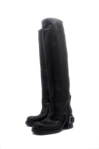 Strategia botte Noir femmes (grande botte cavalier cuir noir - E4048 noir) - Marine | Much more than shoes