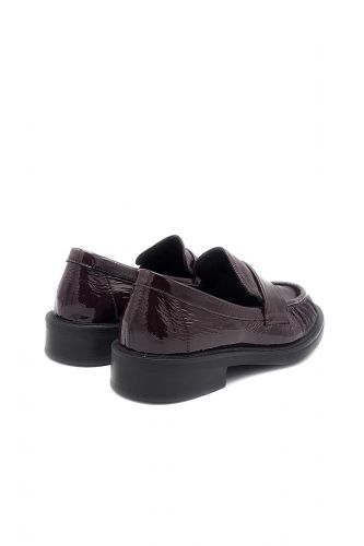 Strategia mocassin Bordeaux femmes (mocassin vernis bordeau uni - E5829 bordeau vernis) - Marine | Much more than shoes