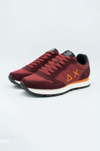 Baskets bordeaux avec détails orange SUN68 | Marine