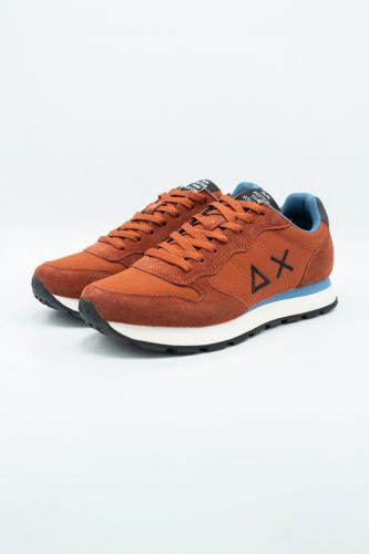 SUN68 basket bas Orange hommes (Basic rouille - TOM SOLID rust) - Marine | Much more than shoes