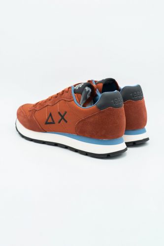 SUN68 basket bas Orange hommes (Basic rouille - TOM SOLID rust) - Marine | Much more than shoes