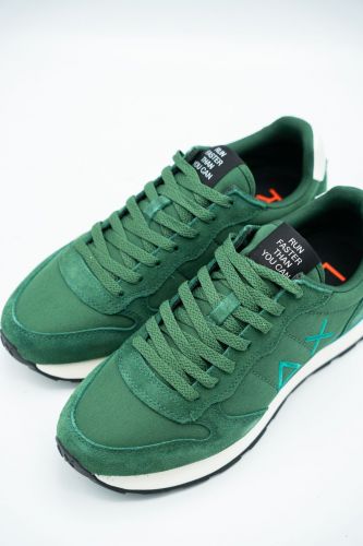 SUN68 basket bas Vert hommes (Basic vert - TOM SOLID verde) - Marine | Much more than shoes