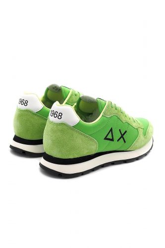 SUN68 basket bas Vert hommes (fluo verte X bleu - TOM SOL35101 vert fluo) - Marine | Much more than shoes