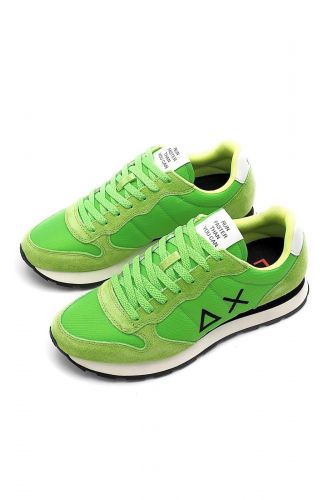 SUN68 basket bas Vert hommes (fluo verte X bleu - TOM SOL35101 vert fluo) - Marine | Much more than shoes