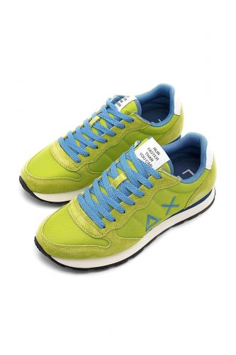 SUN68 basket bas Jaune hommes (lime fluo X ciel - TOM SOL35101 jaune lime) - Marine | Much more than shoes