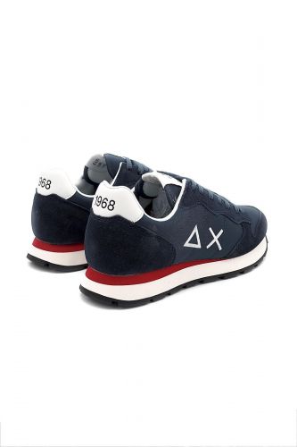 SUN68 basket bas Bleu hommes (navy basic X blanc - TOM SOL35101 navy blue) - Marine | Much more than shoes