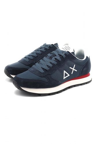 SUN68 basket bas Bleu hommes (navy basic X blanc - TOM SOL35101 navy blue) - Marine | Much more than shoes