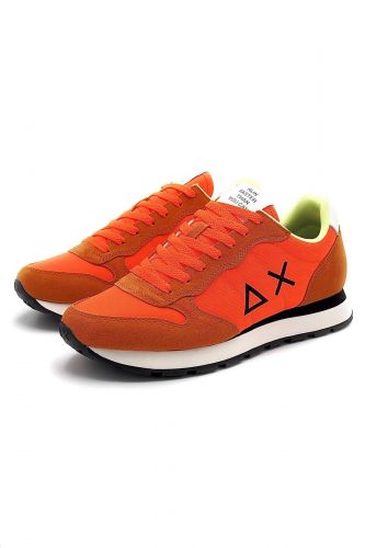 SUN68 basket bas Orange hommes (orange fluo X bleu - TOM SOL35101 orange) - Marine | Much more than shoes