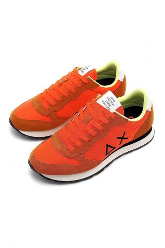 SUN68 basket bas Orange hommes (orange fluo X bleu - TOM SOL35101 orange) - Marine | Much more than shoes