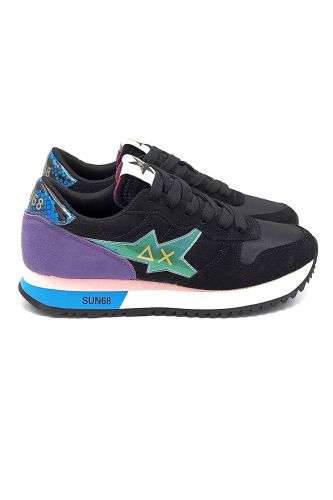 SUN68 basket bas Noir