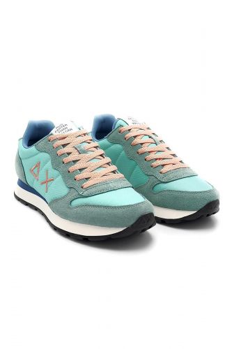 SUN68 basket bas Vert hommes (vert aqua X saumon - TOM SOL35101 aqua) - Marine | Much more than shoes