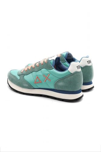 SUN68 basket bas Vert hommes (vert aqua X saumon - TOM SOL35101 aqua) - Marine | Much more than shoes