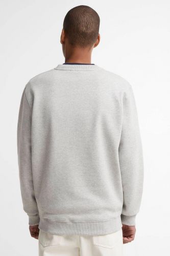 Pull gris unisex à motif cœur vert BARBOUR x Mul Tyne | Marine
