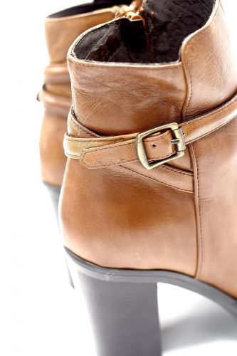 Sweet Lemon boots Naturel femmes (SWL-Boots TH naturel bride - SOPLA Boots cuir naturel bride) - Marine | Much more than shoes