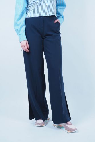 Pantalon bleu marine large SILVIAN EHACH | Marine