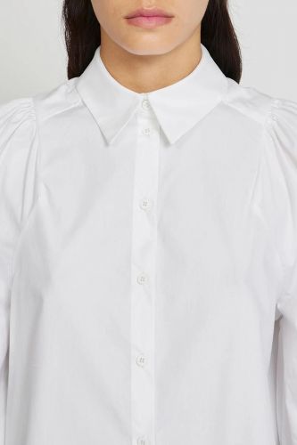 Chemise blanche avec manches bouffantes SYLVIAN HEACH | Marine