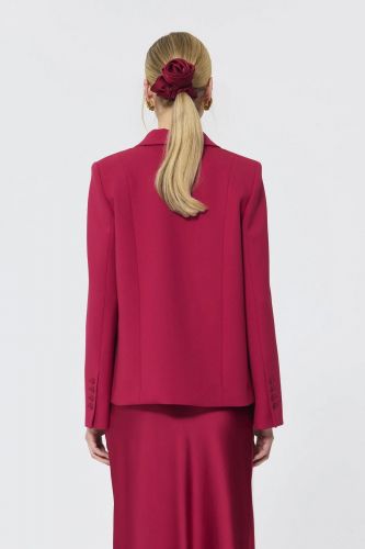 Blazer costume chic rouge grenat TARAJARMON | Marine