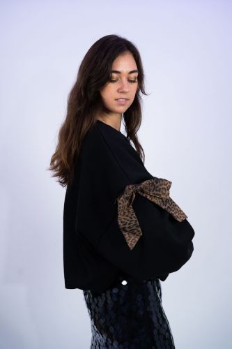 Pull Jackie avec maxi noeud léo TARA JARMON | Marine