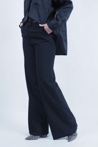 Tara Jarmon pantalon Noir femmes (pants droit - PRIMAVERA noir) - Marine | Much more than shoes