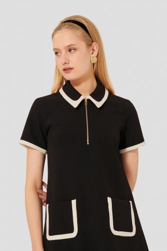 Robe noir look vintage TARA JARMON | Marine