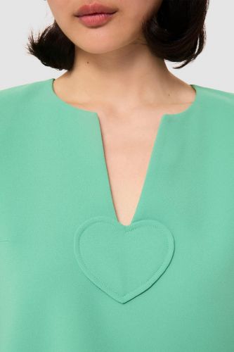 Robe courte en crêpe vert TARA JARMON | Marine