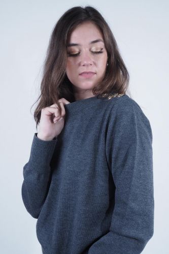 Pull gris TARA JARMON | Marine 