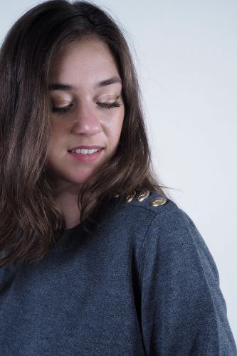 Pull gris TARA JARMON | Marine 