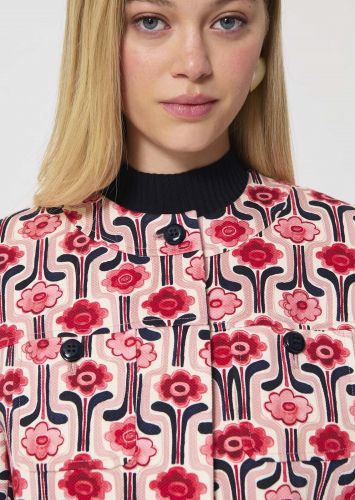 Tara Jarmon veste Rouge femmes (veste tapisserie florale - VINA fleurie rouge rose nuit) - Marine | Much more than shoes