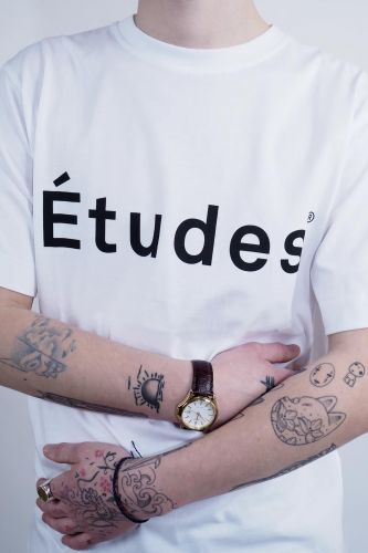 T-shirt blanc ETUDES | Marine