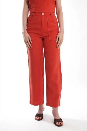 Pantalon terracotta THE KORNER | Marine