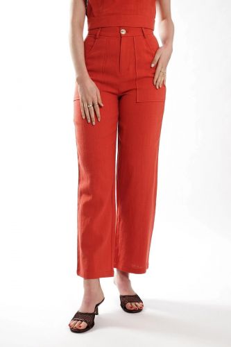 Pantalon terracotta THE KORNER | Marine