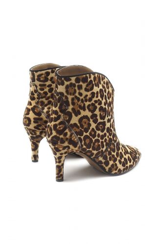 Toral boots Léo femmes (boots pony print léopard - SELENE léo) - Marine | Much more than shoes