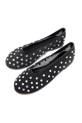 Ballerines transparentes noires TORAL | Marine