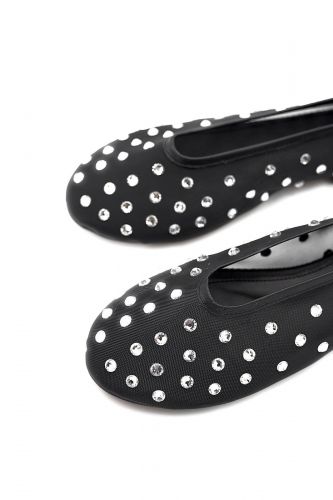 Ballerines transparentes noires TORAL | Marine