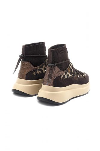 Tosca Blu Shoes basket bas Brun femmes (Léopard, strass et brun - SF25-085-082 léo) - Marine | Much more than shoes