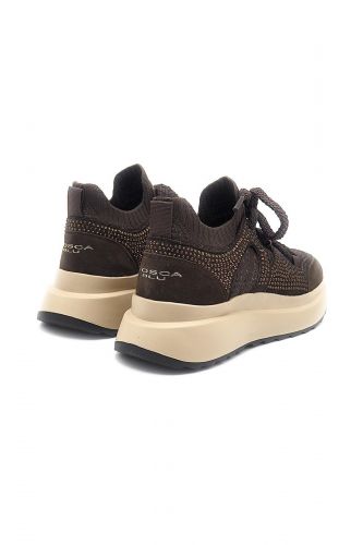 Tosca Blu Shoes basket bas Brun femmes (Nubuk & strass brun - SF25-085-080 brun) - Marine | Much more than shoes