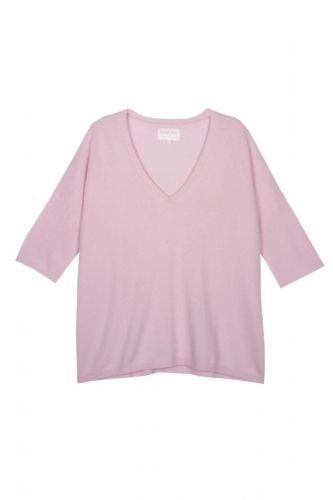 Tricots de Léa pull Rose