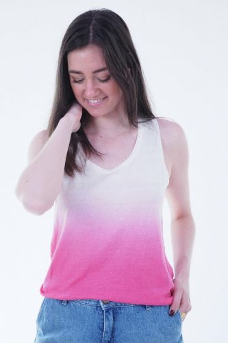Débardeur tie and dye rose TRICOTS DE LEA | Marine