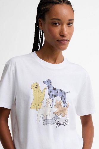 T-shirt à motif chiens BARBOUR | Marine