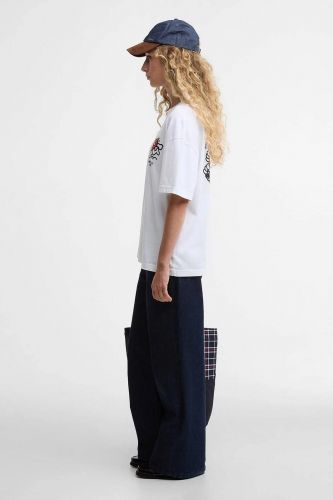 T-shirt oversize à motif cœur rouge BARBOUR x Mul Tyne | Marine