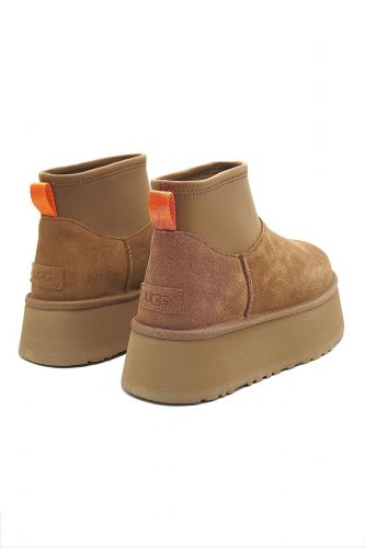 Boots en nubuk camel avec chaussette UGG | Marine