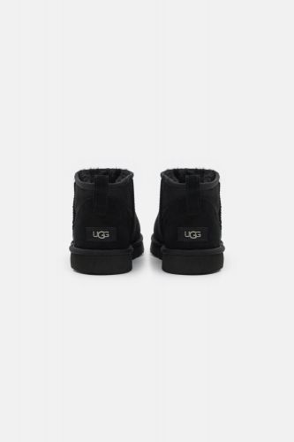 Boots mini nubuk noir UGG | Marine